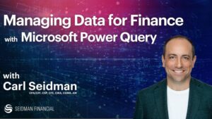 Managing Data for Finance with Microsoft Power Query