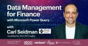 Managing Data for Finance with Power Query